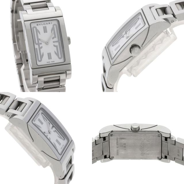 ブルガリ BVLGARI RT39S レッタンゴロ 腕時計 ステンレススチール SS レディース 中古_4