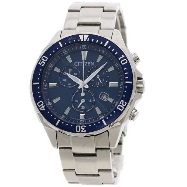 シチズン CITIZEN V010-6772F  ラウンドフェイス  腕時計 ステンレススチール SS   メンズ  中古_1