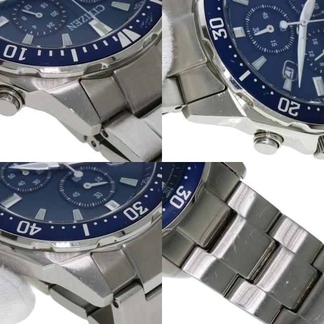 シチズン CITIZEN V010-6772F  ラウンドフェイス  腕時計 ステンレススチール SS   メンズ  中古_7