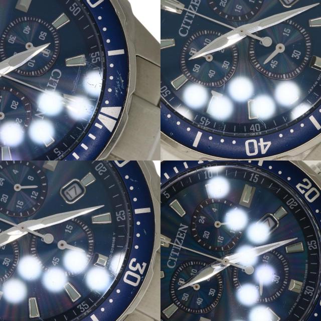 シチズン CITIZEN V010-6772F  ラウンドフェイス  腕時計 ステンレススチール SS   メンズ  中古_9