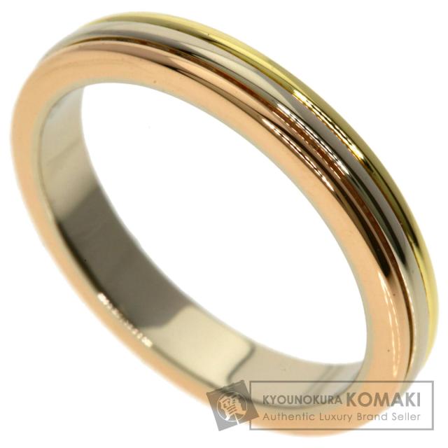 カルティエ CARTIER  スリー色合い #48  輪っか・指環 K18黄色ゴールド レディース  中古