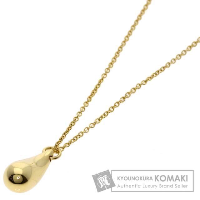 ティファニー TIFFANY&Co. ティアドロップ ネックレス K18イエローゴールド レディース 中古 88,039円