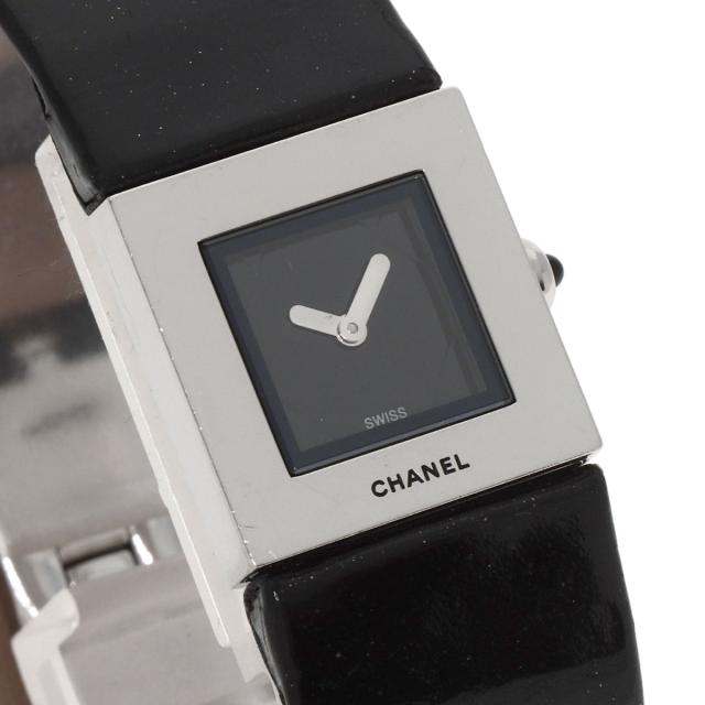 シャネル CHANEL H0116 マトラッセ 腕時計 ステンレススチール 革 レディース 中古_4