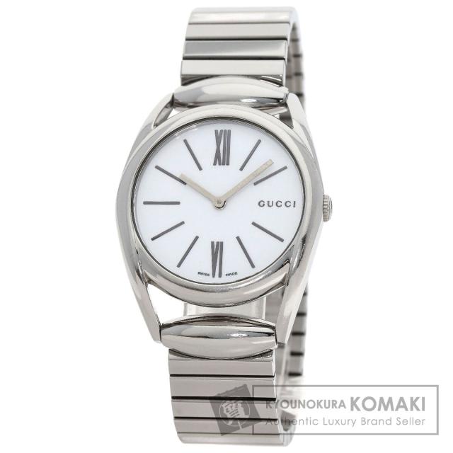 グッチ GUCCI 140.4 ホースビット 腕時計 ステンレススチール SS メンズ 中古
