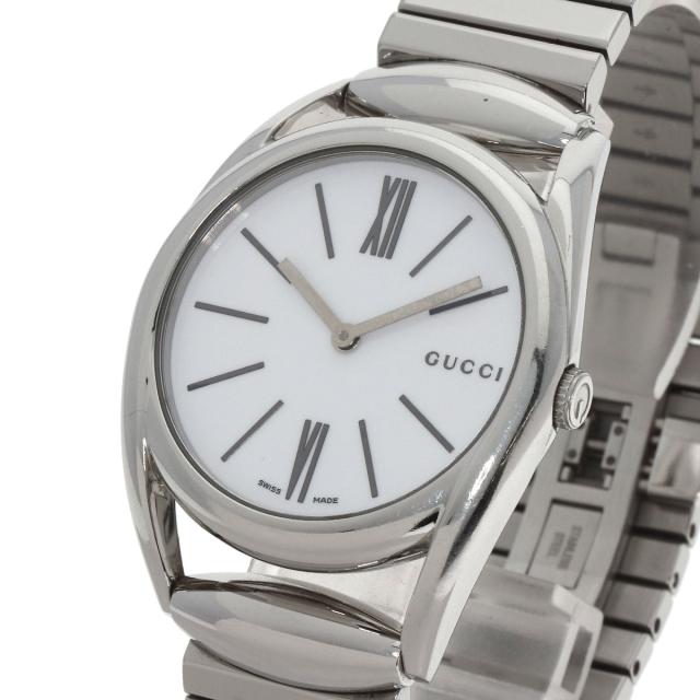 グッチ GUCCI 140.4 ホースビット 腕時計 ステンレススチール SS メンズ 中古_3