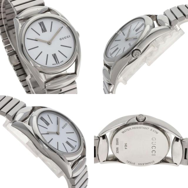 グッチ GUCCI 140.4 ホースビット 腕時計 ステンレススチール SS メンズ 中古_4
