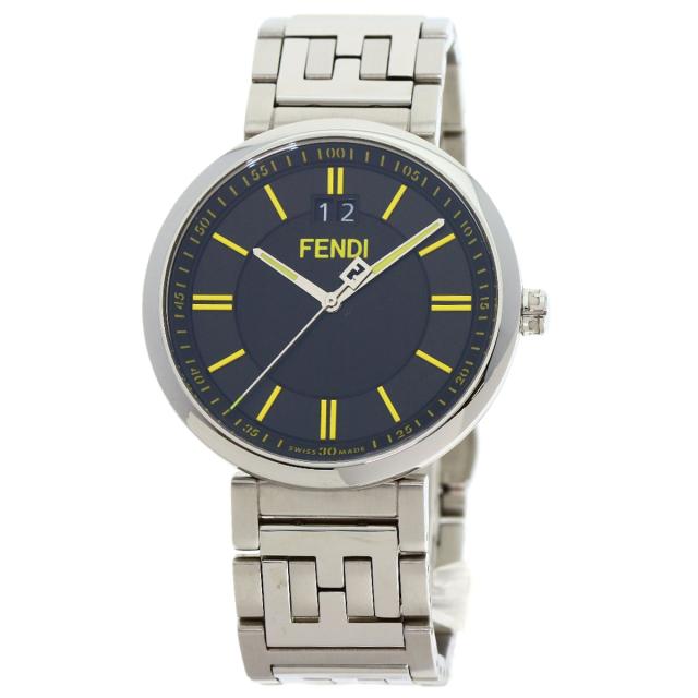 フェンディ FENDI フォーエバー デイト 腕時計 ステンレススチール SS メンズ 中古
