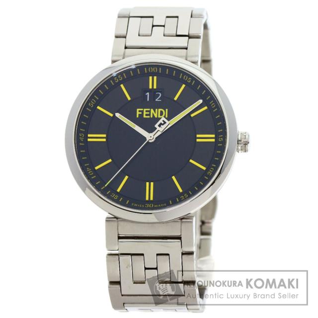 フェンディ FENDI フォーエバー デイト 腕時計 ステンレススチール SS メンズ 中古