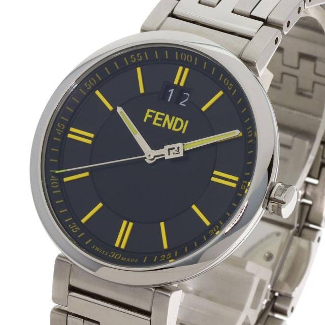 フェンディ FENDI フォーエバー デイト 腕時計 ステンレススチール SS メンズ 中古