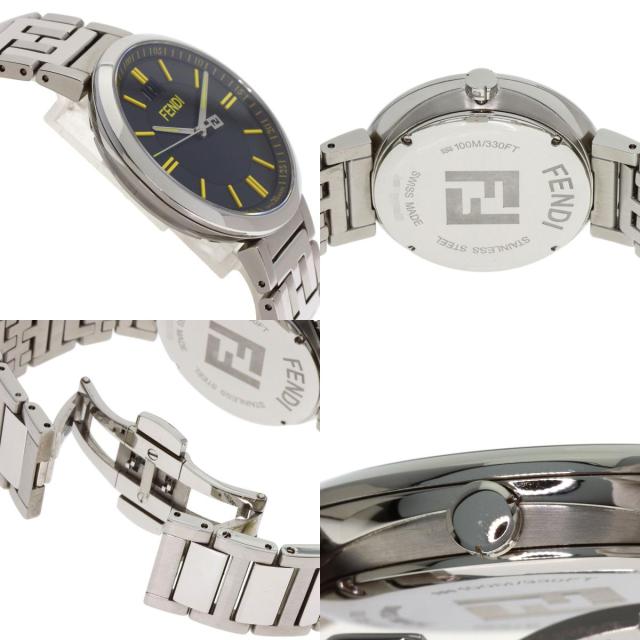 フェンディ FENDI フォーエバー デイト 腕時計 ステンレススチール SS メンズ 中古