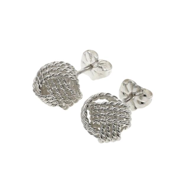 ティファニー TIFFANY&Co. メッシュボール ピアス シルバー レディース 中古_1