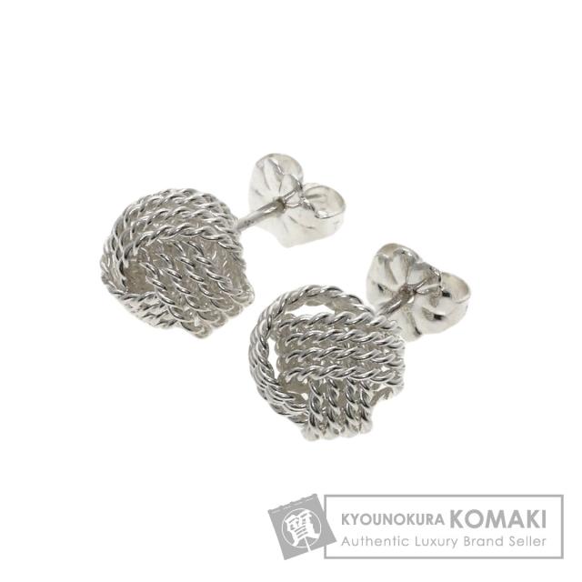 ティファニー TIFFANY&Co. メッシュボール ピアス シルバー レディース 中古