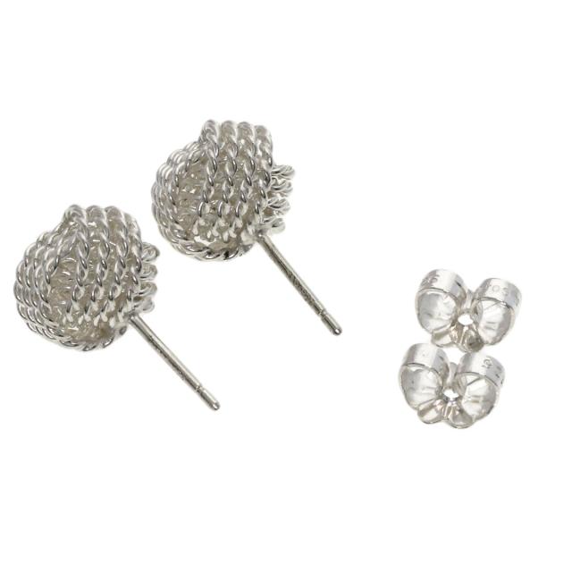 ティファニー TIFFANY&Co. メッシュボール ピアス シルバー レディース 中古_2