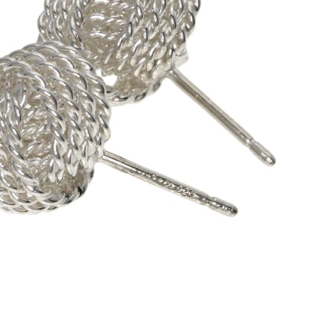 ティファニー TIFFANY&Co. メッシュボール ピアス シルバー レディース 中古_3