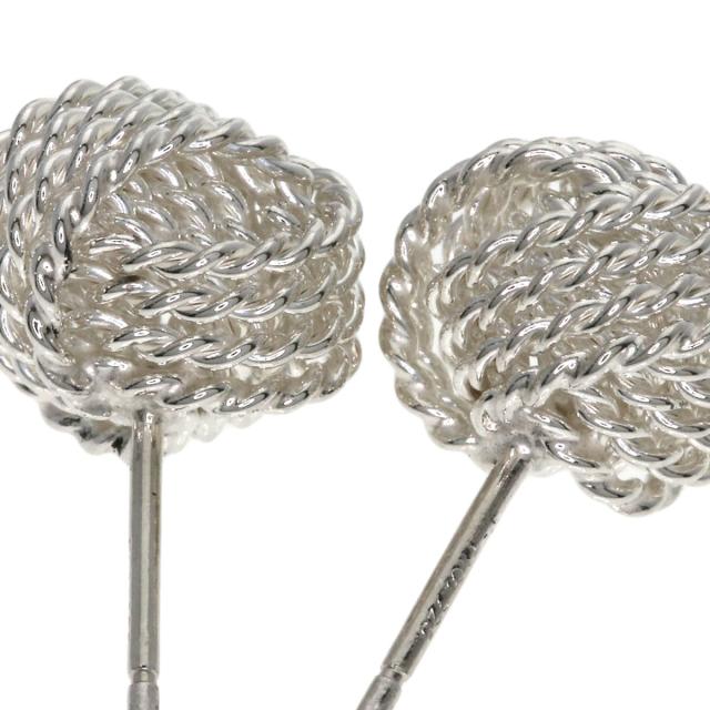 ティファニー TIFFANY&Co. メッシュボール ピアス シルバー レディース 中古_6