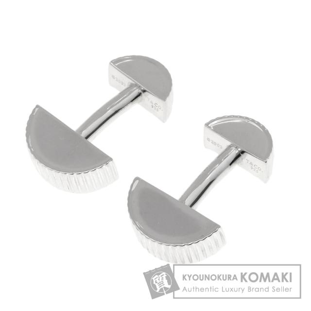 ティファニー TIFFANY&Co. コインエッジ カフス シルバー メンズ 中古