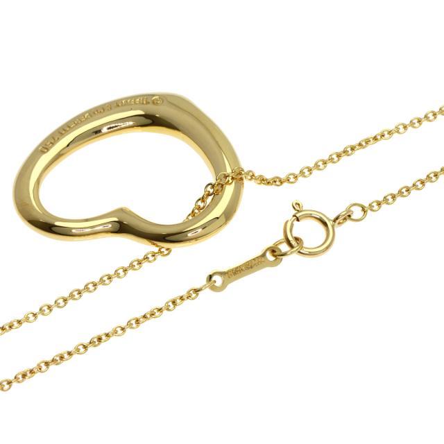 ティファニー TIFFANY&amp;Co.  オープンハート  ネックレス K18イエローゴールド レディース  中古_2