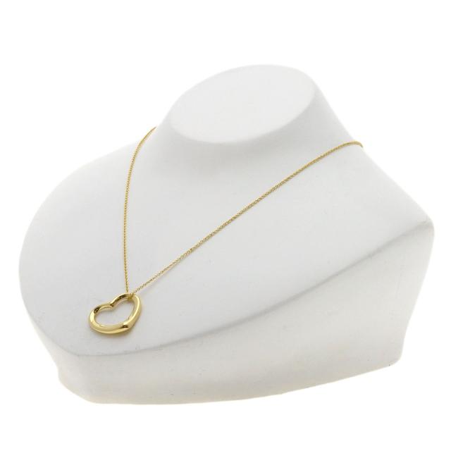 ティファニー TIFFANY&amp;Co.  オープンハート  ネックレス K18イエローゴールド レディース  中古_4