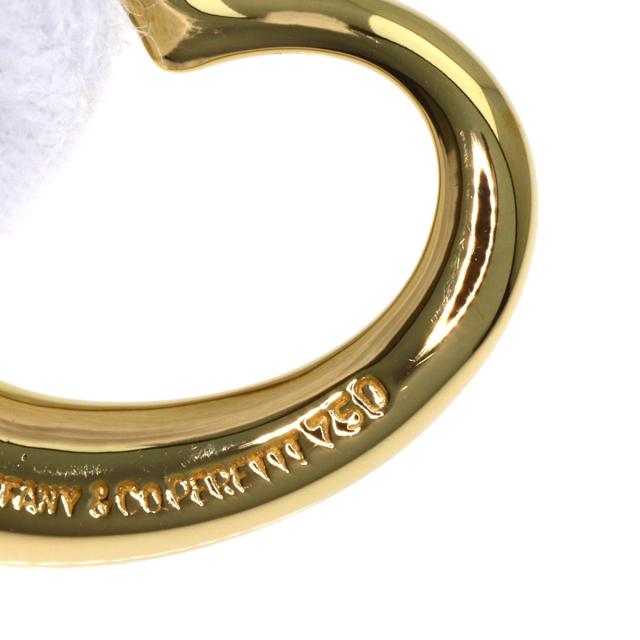 ティファニー TIFFANY&amp;Co.  オープンハート  ネックレス K18イエローゴールド レディース  中古_5