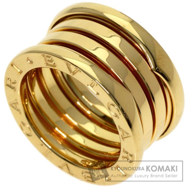 ブルガリ BVLGARI  B-zero1 ビーゼロワン 4バンド #48  リング・指輪 K18イエローゴールド 中古