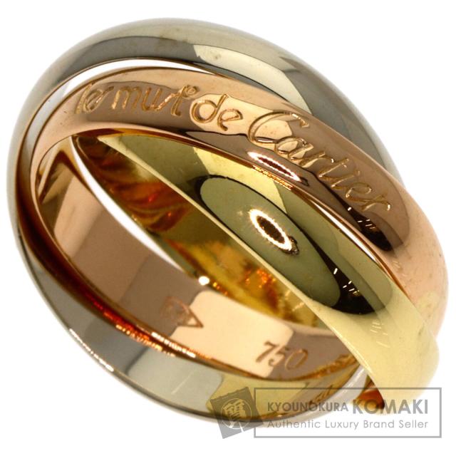 カルティエ CARTIER  トリニティ #50  リング・指輪 K18イエローゴールド レディース  中古