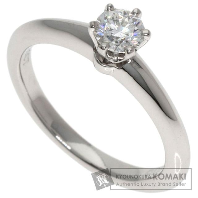 ティファニー TIFFANY&Co. ソリティア ダイヤモンド リング・指輪 プラチナPT950 レディース 中古 44,490円