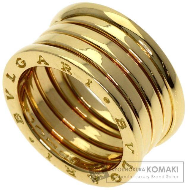 ブルガリ BVLGARI  B-zero1 ビーゼロワン 4バンド #51  リング・指輪 K18イエローゴールド 中古
