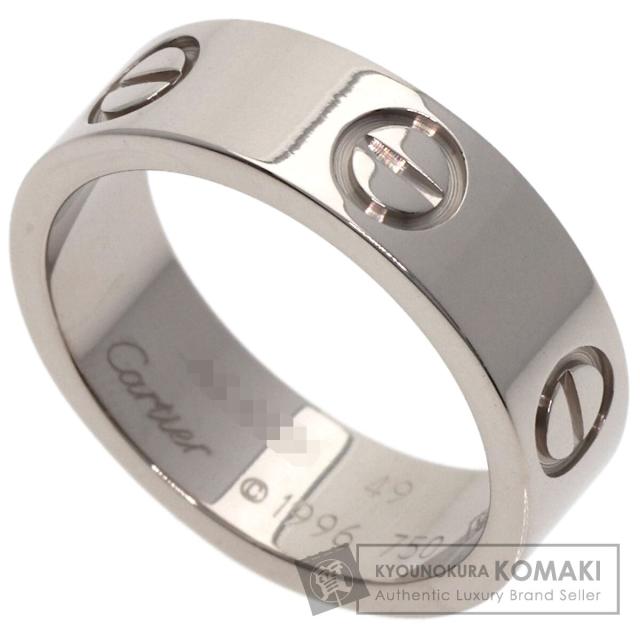 カルティエ CARTIER  ラブリング #49  リング・指輪 K18ホワイトゴールド レディース  中古