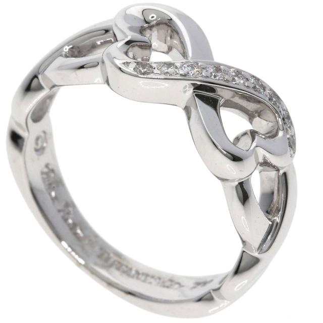 ティファニー TIFFANY&Co. ダブルラビングハート ダイヤモンド リング・指輪 中古_1