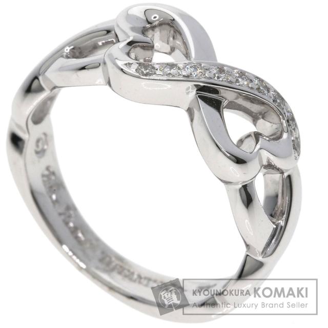 ティファニー TIFFANY&Co. ダブルラビングハート ダイヤモンド リング・指輪 中古