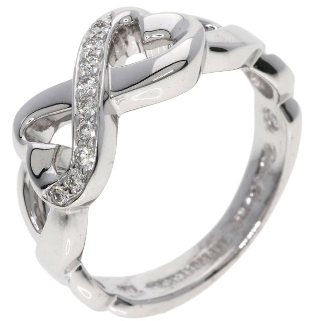 ティファニー TIFFANY&Co. ダブルラビングハート ダイヤモンド リング・指輪 中古_2