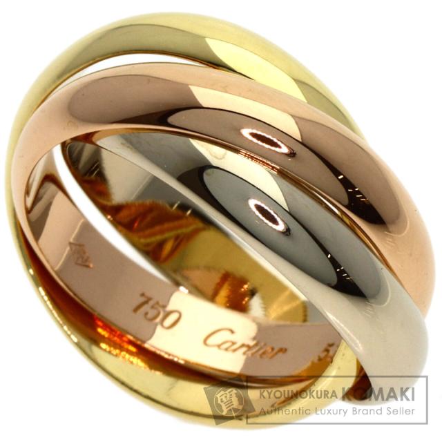 カルティエ CARTIER  トリニティ #51  リング・指輪 K18イエローゴールド レディース  中古
