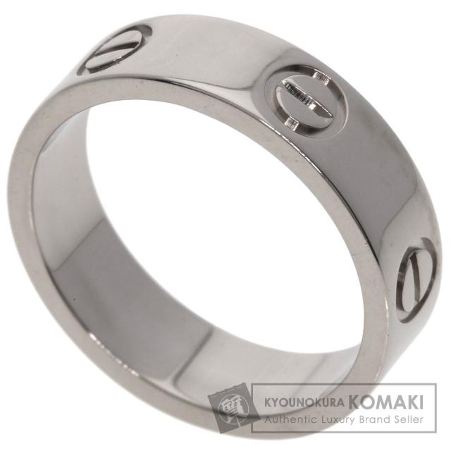 カルティエ CARTIER ラブリング #54 リング・指輪 K18ホワイトゴールド レディース 中古