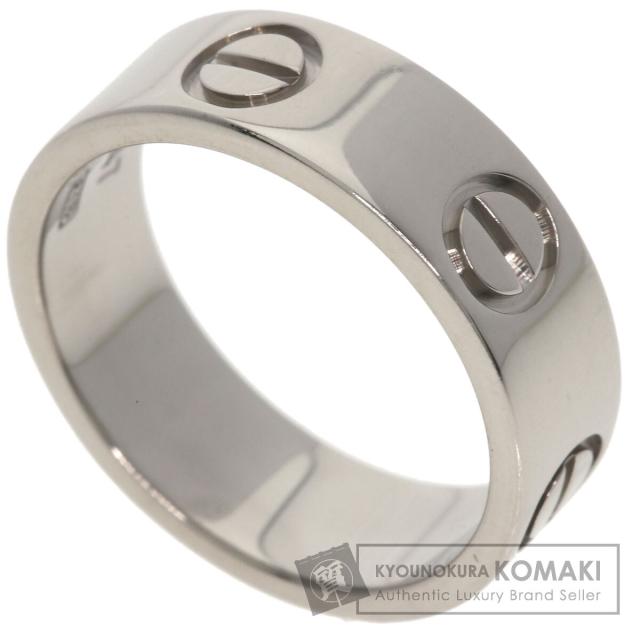 カルティエ CARTIER  ラブリング #47  リング・指輪 K18ホワイトゴールド レディース  中古