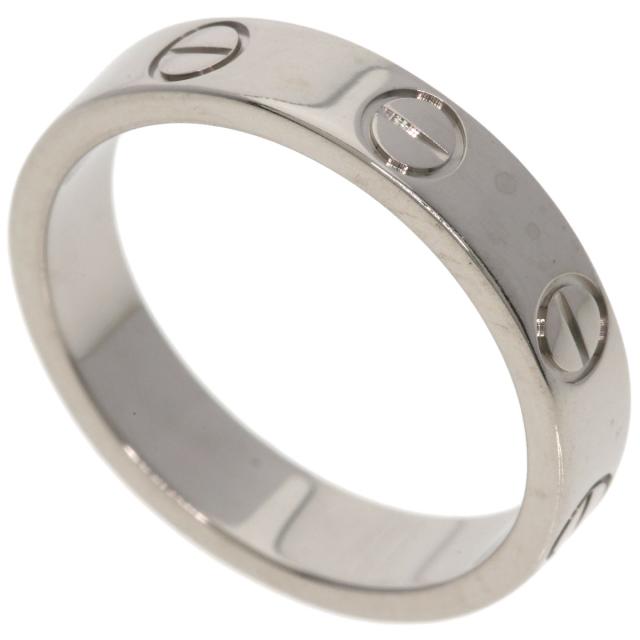 カルティエ CARTIER ミニラブリング #48 リング・指輪 K18ホワイト 