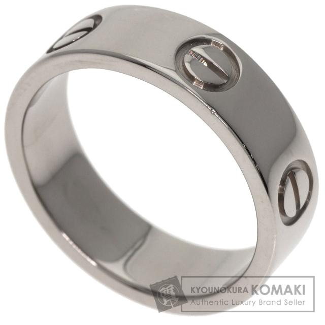 カルティエ CARTIER  ラブリング #51  リング・指輪 K18ホワイトゴールド レディース  中古