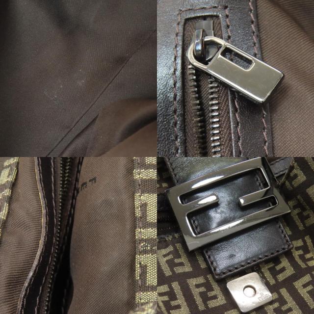 フェンディ FENDI ズッキーノ トートバッグ キャンバス レディース 中古_6