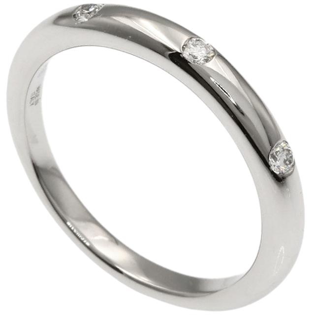 ブルガリ BVLGARI フェディ 3P ダイヤモンド リング・指輪 プラチナPT950 レディース 中古_1