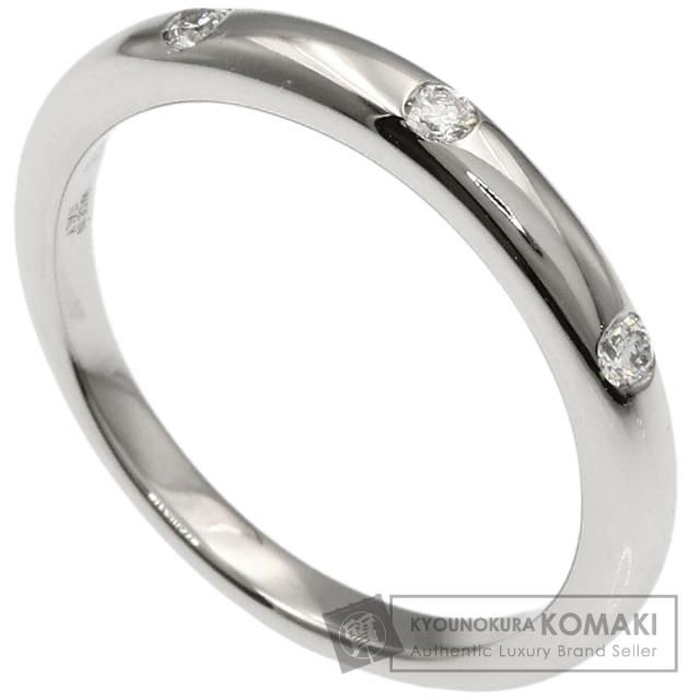 ブルガリ BVLGARI フェディ 3P ダイヤモンド リング・指輪 プラチナPT950 レディース 中古