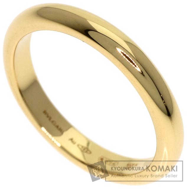 ブル小峡谷 BVLGARI  華燭の典ダンス楽隊  輪っか・指環 K18黄色ゴールド レディース  中古
