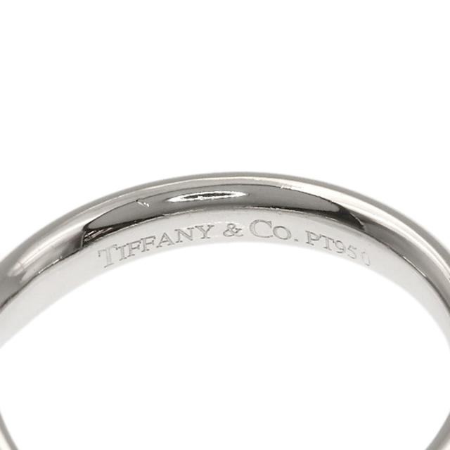 ティファニー TIFFANY&Co. カーブドバンド ダイヤモンド リング・指輪 プラチナPT950 中古_6