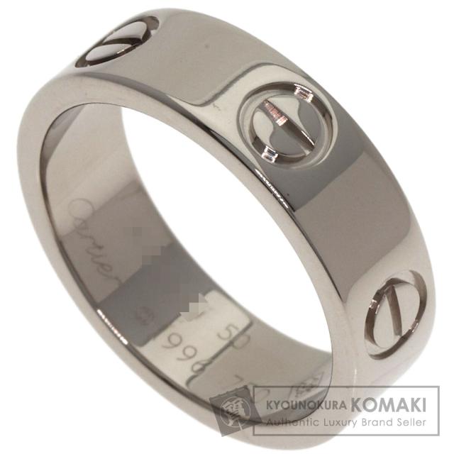 カルティエ CARTIER  ラブリング #50  リング・指輪 K18ホワイトゴールド レディース  中古