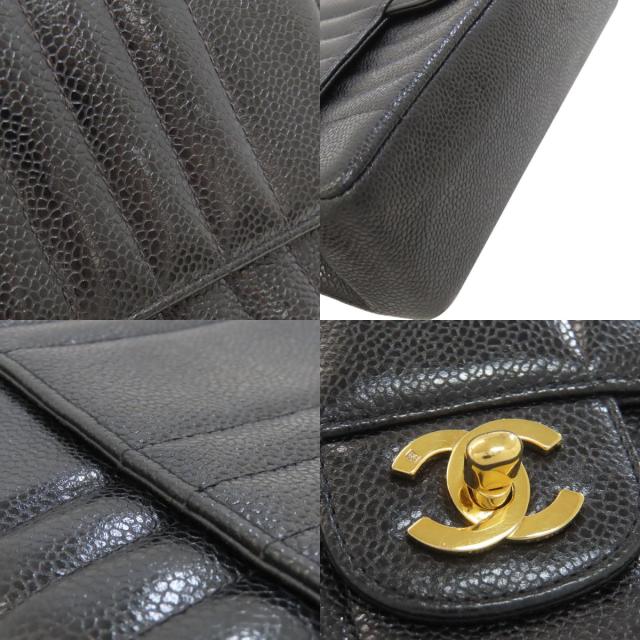 シャネル CHANEL  マドモアゼル チェーンショルダー ゴールド金具  ショルダーバッグ 中古_7