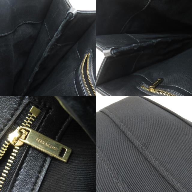 サルヴァトーレフェラガモ Salvatore Ferragamo 213986 BEACHWEAR GROS トートバッグ キャンバス 中古_7