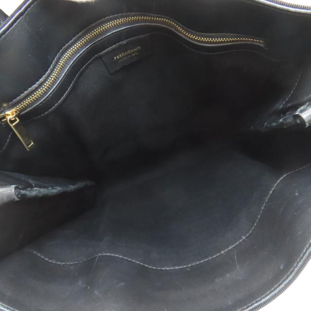 サルヴァトーレフェラガモ Salvatore Ferragamo 213986 BEACHWEAR GROS トートバッグ キャンバス 中古_5