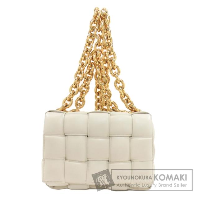 ボッテガヴェネタ BOTTEGA VENETA チェーン カセット 2WAY ハンドバッグ カーフ レディース 中古 104,819円