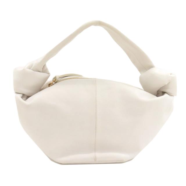 ボッテガヴェネタ BOTTEGA VENETA ダブルノット ハンドバッグ ラムスキン レディース 中古_1