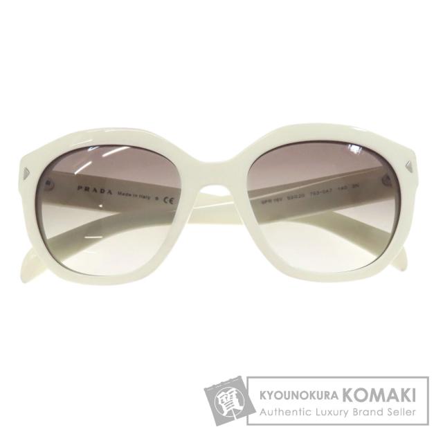 プラダ PRADA  ロゴタイプ  黒眼鏡 可塑性物質 レディース  中古