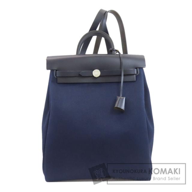 エルメス HERMES  エールバッグ ジップ アドMM シルバー金具  ハンドバッグ 中古