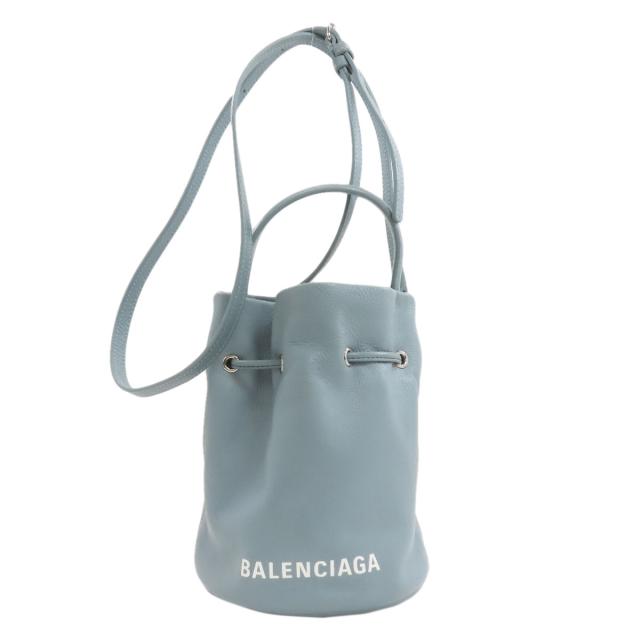 バレンシアガ BALENCIAGA 638342 ドローストリング バケット 2WAY ハンドバッグ レザー 中古_1